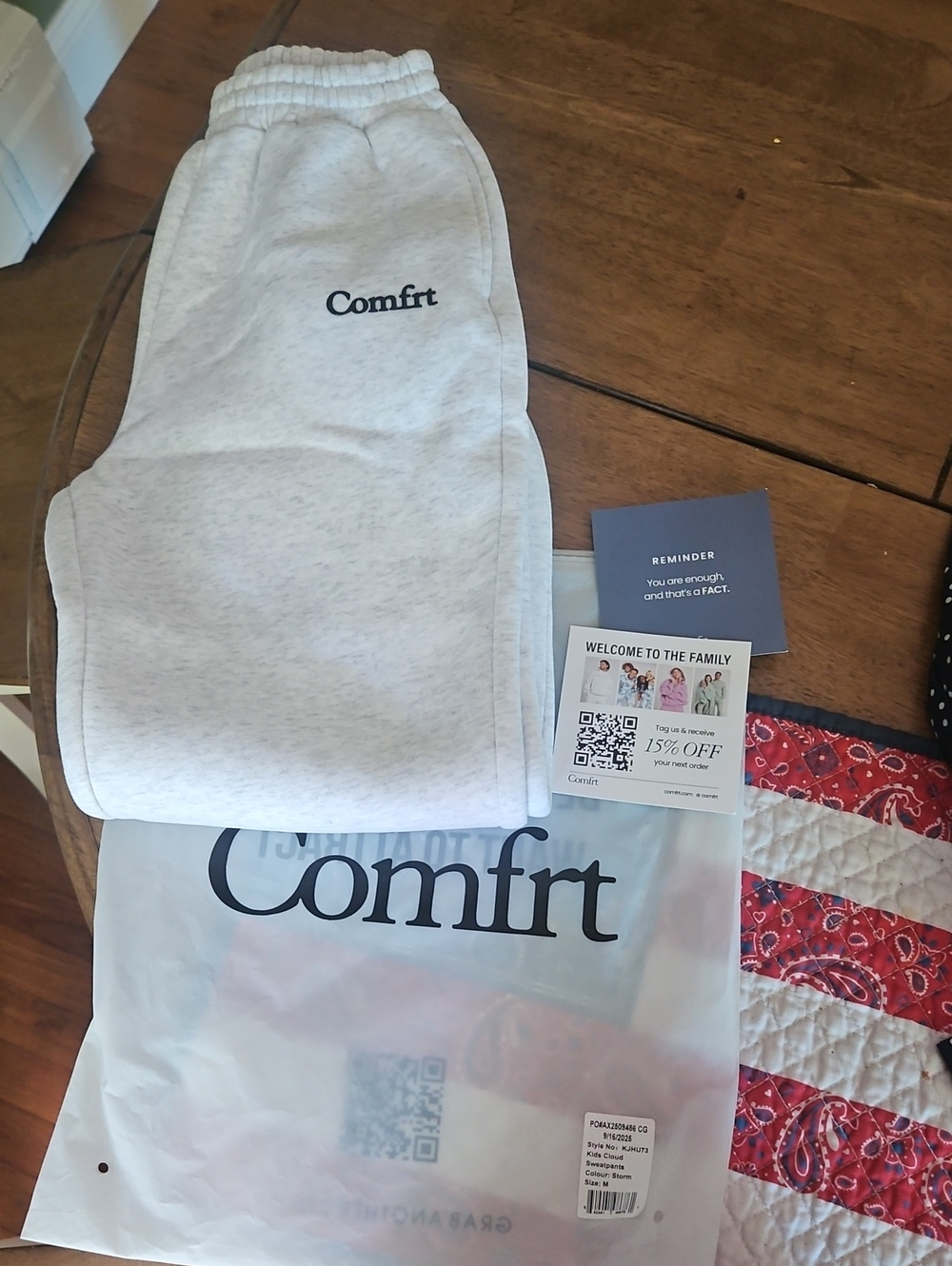Comfrt Kids Cream Joggers – Soft Everyday Sweatpants
